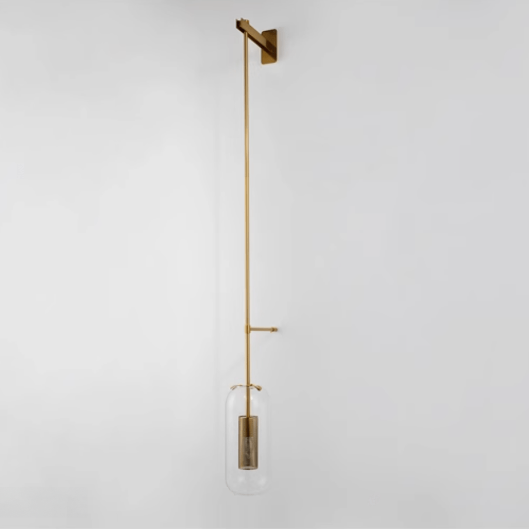 Chiswick Glass Shade Long Arm Wall Light