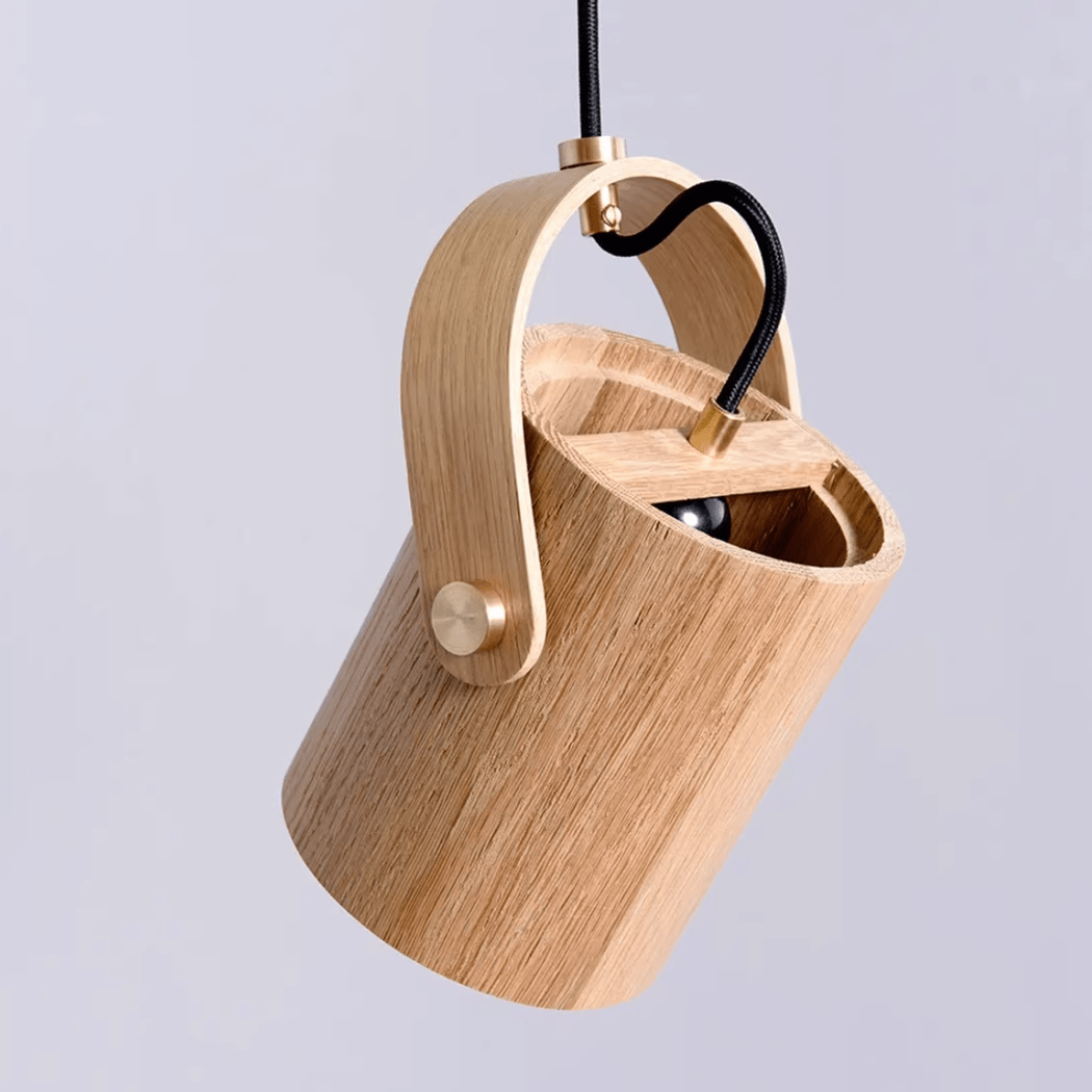 Umea Wooden Spotlight Pendant Light