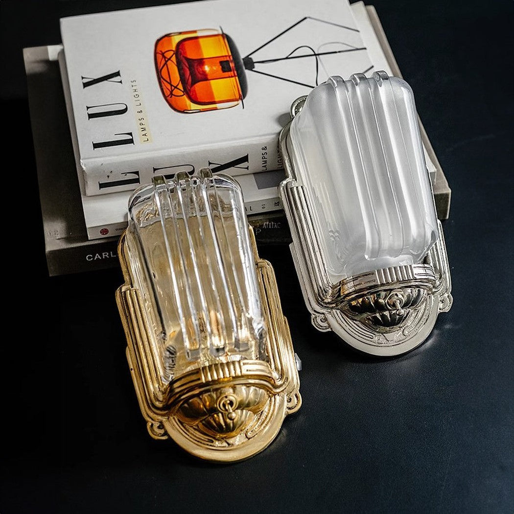 Edgar Gold Art Deco Retro Wall Light