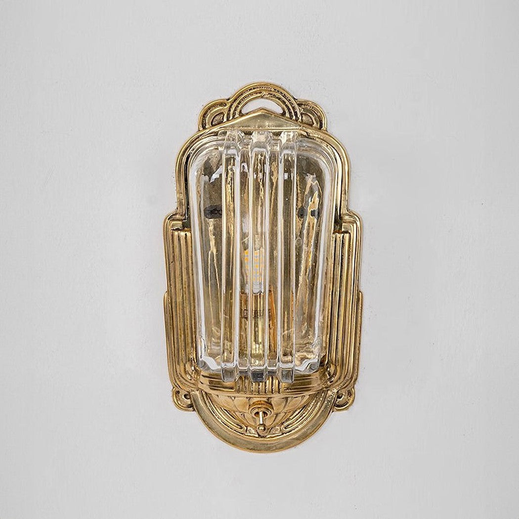 Edgar Gold Art Deco Retro Wall Light