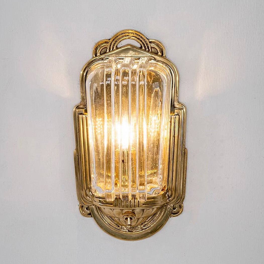 Edgar Gold Art Deco Retro Wall Light