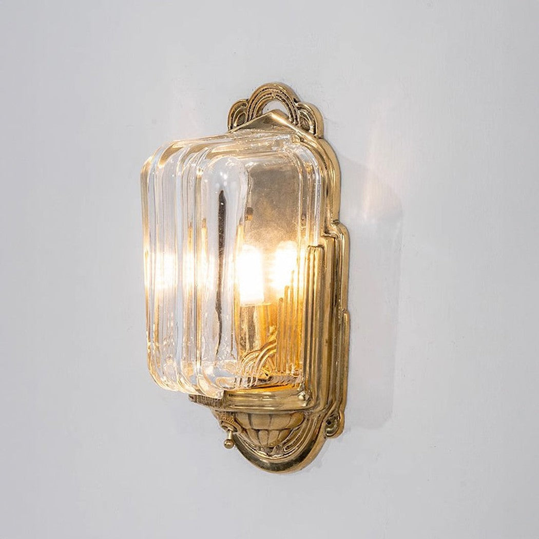 Edgar Gold Art Deco Retro Wall Light