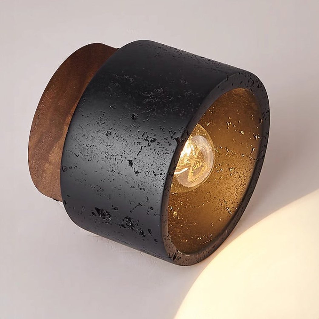 Sonoma Black Stone Ceiling Light