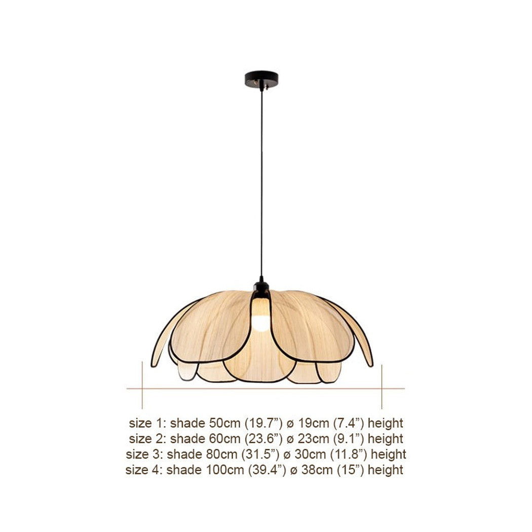 Lillian Mesh Hemp Petals Pendant Light