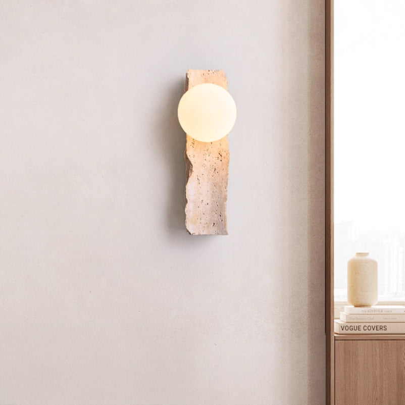 Sonoma Chisel Wabi Sabi Stone Wall Light / Sconce