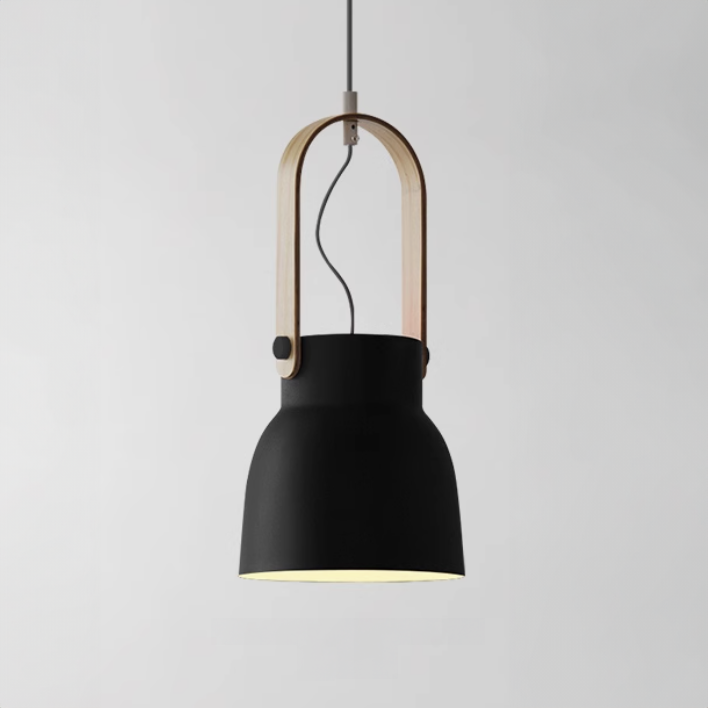 Scandi Minimalist Wooden Pendant Light