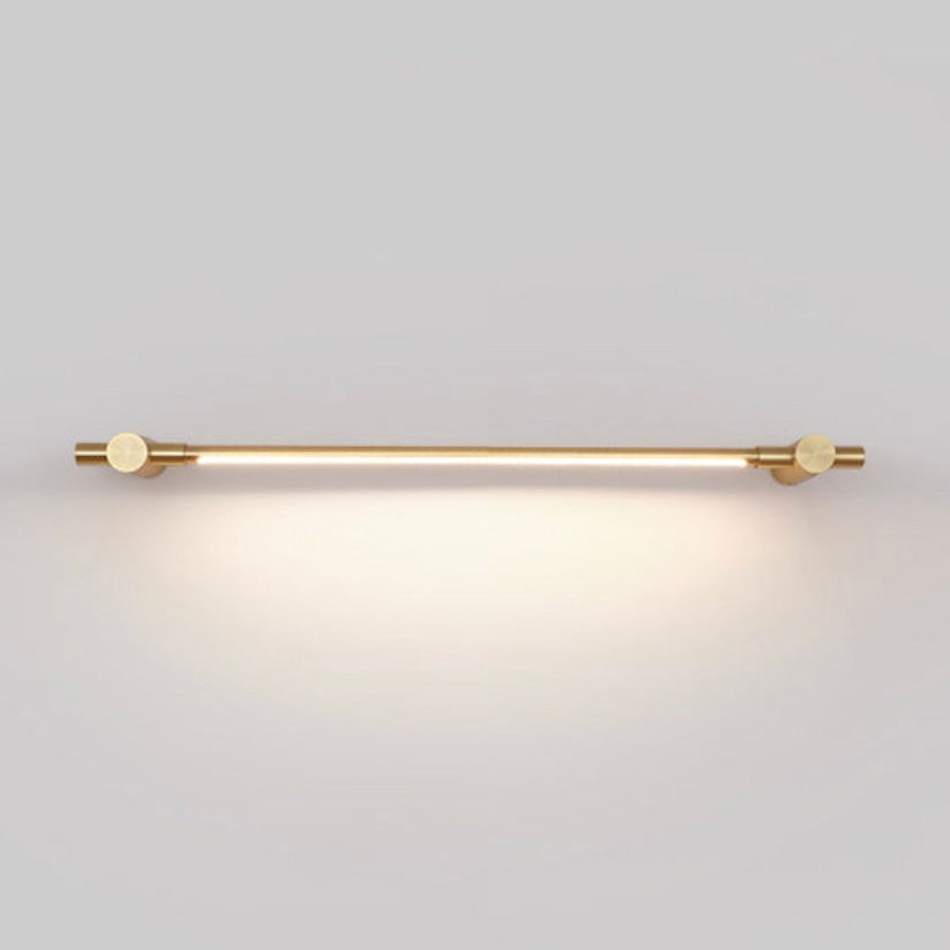 Chester Minimalist Line LED Brass Wall Light