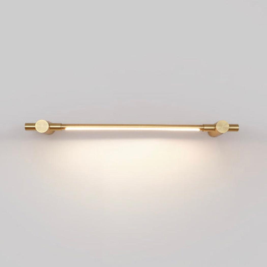 Chester Minimalist Line LED Brass Wall Light