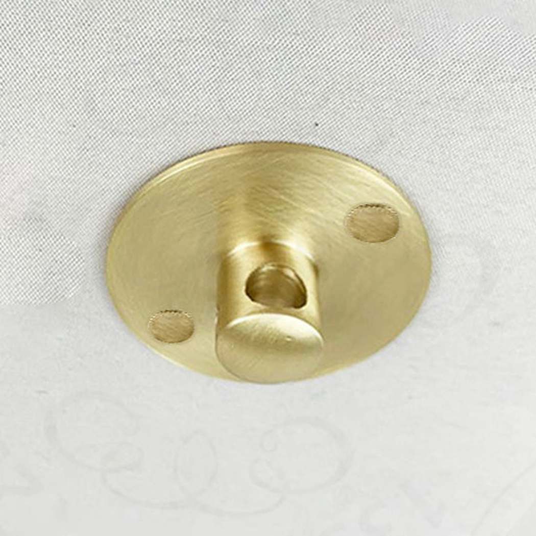 Milled Brass Hanging Cable Ceiling Clip