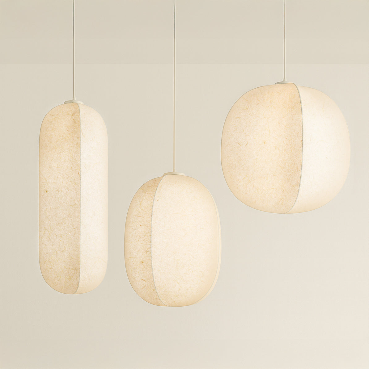 Ito Wabi Sabi Minimalist Cloth Pendant Light