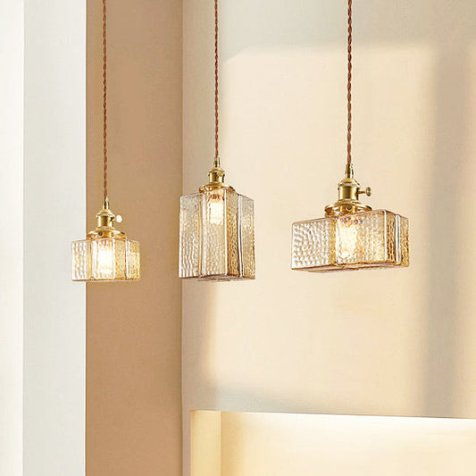 Hubert Glass Art Deco Pendant Light