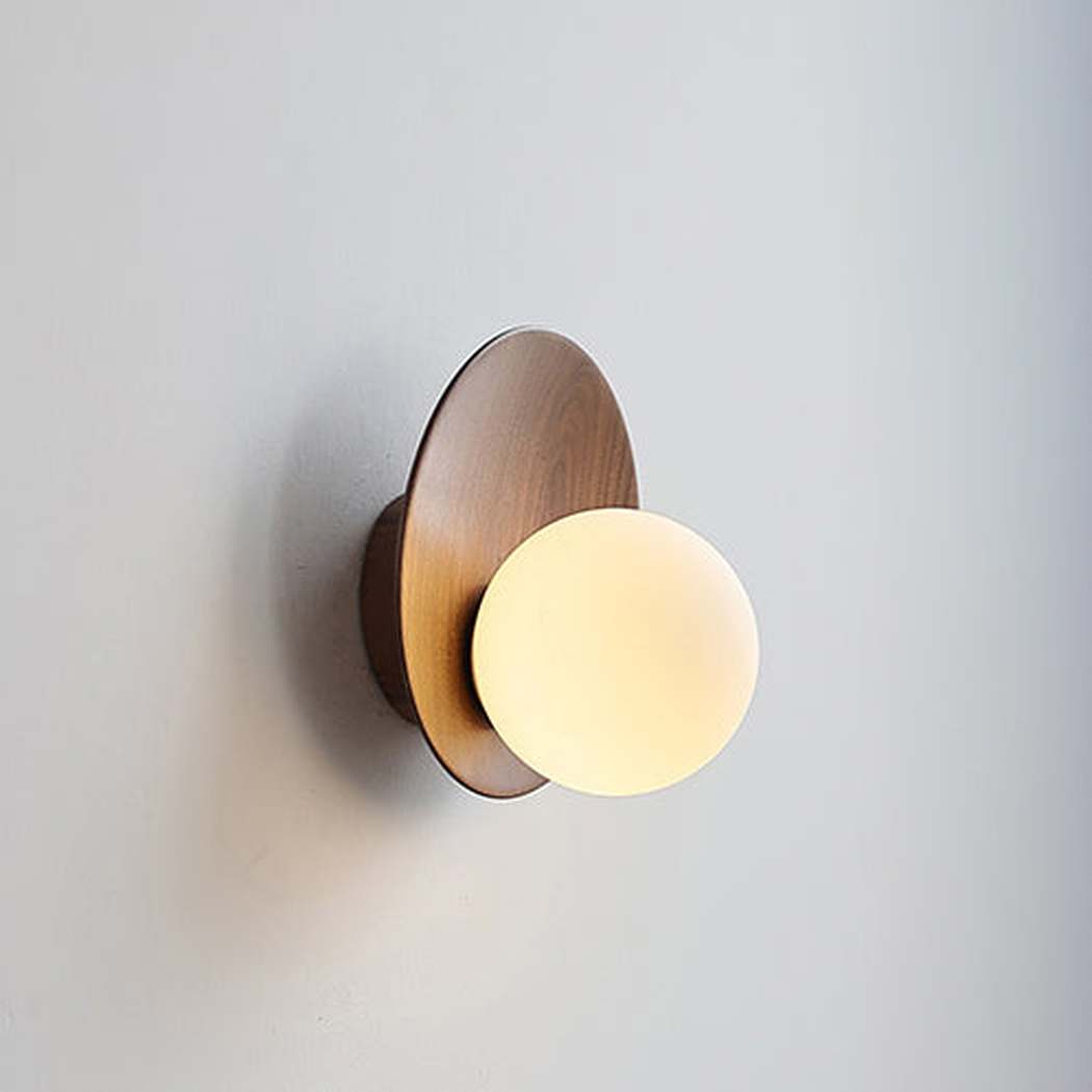 Dekisugi Wooden Plate Japandi Wall Light