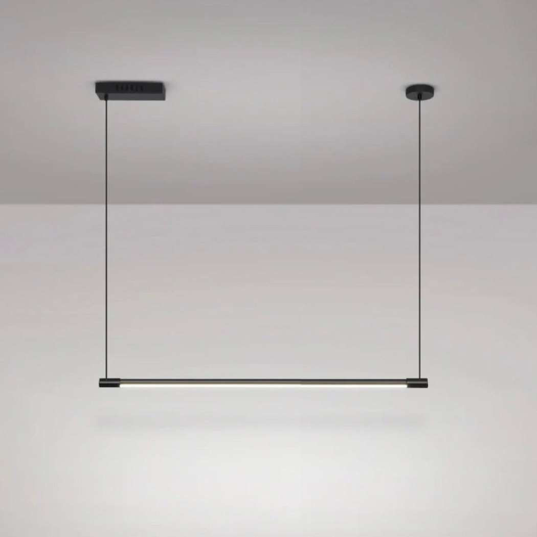 Linea minimalist strip line pendant light