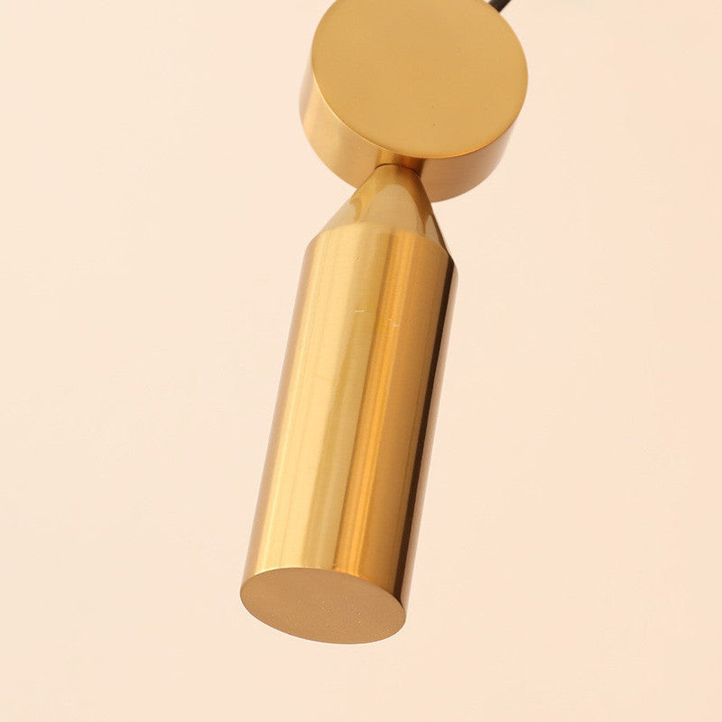 Amun Modern Pulley Brass Pendant Light