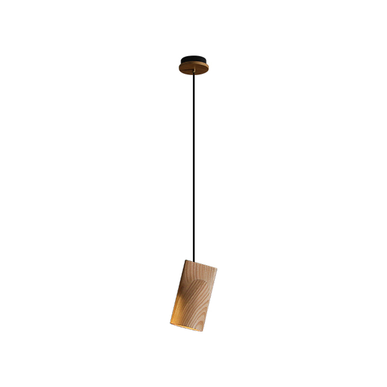 Walnut Solid Wood Minimalist Scandinavian Pendant Light