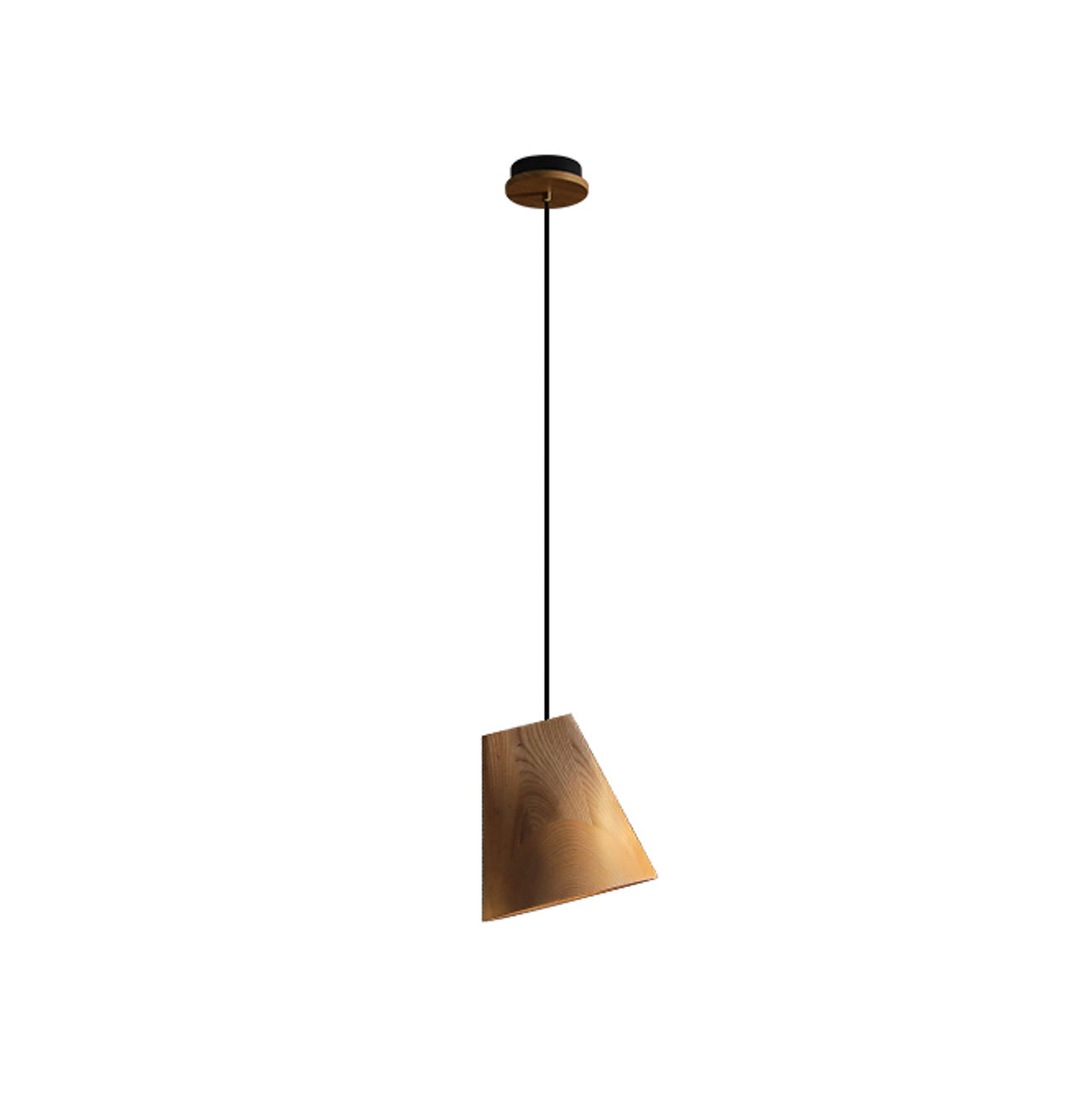 Walnut Solid Wood Minimalist Scandinavian Pendant Light