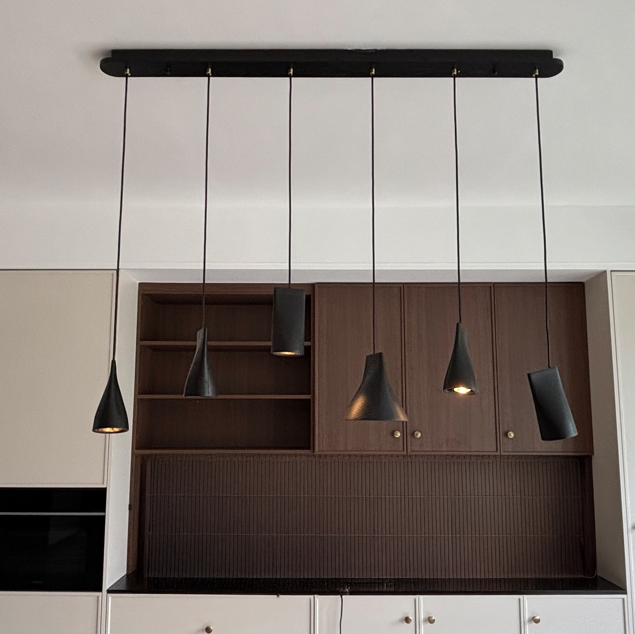 Walnut Solid Wood Minimalist Scandinavian Pendant Light