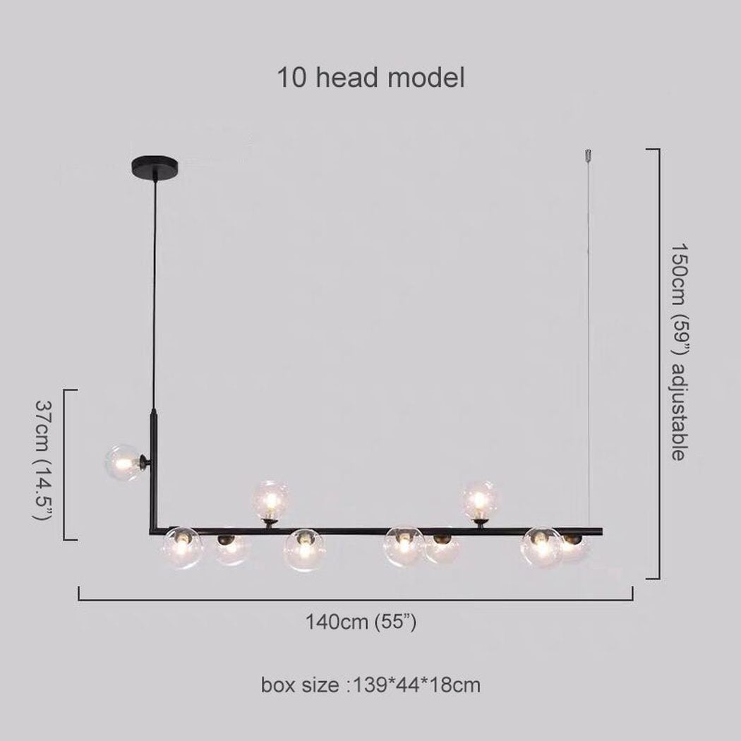 Luz Minimalist Line Kitchen Island Pendant Light