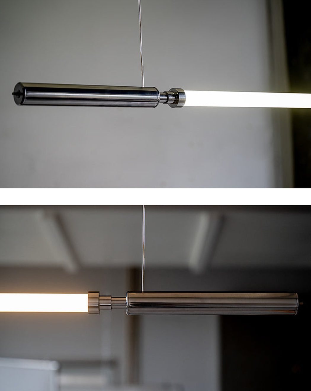 Solo Minimalist Strip Line Pendant Light