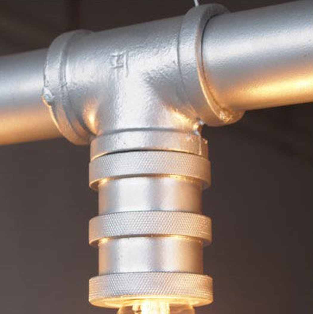 Silver pipe fitting