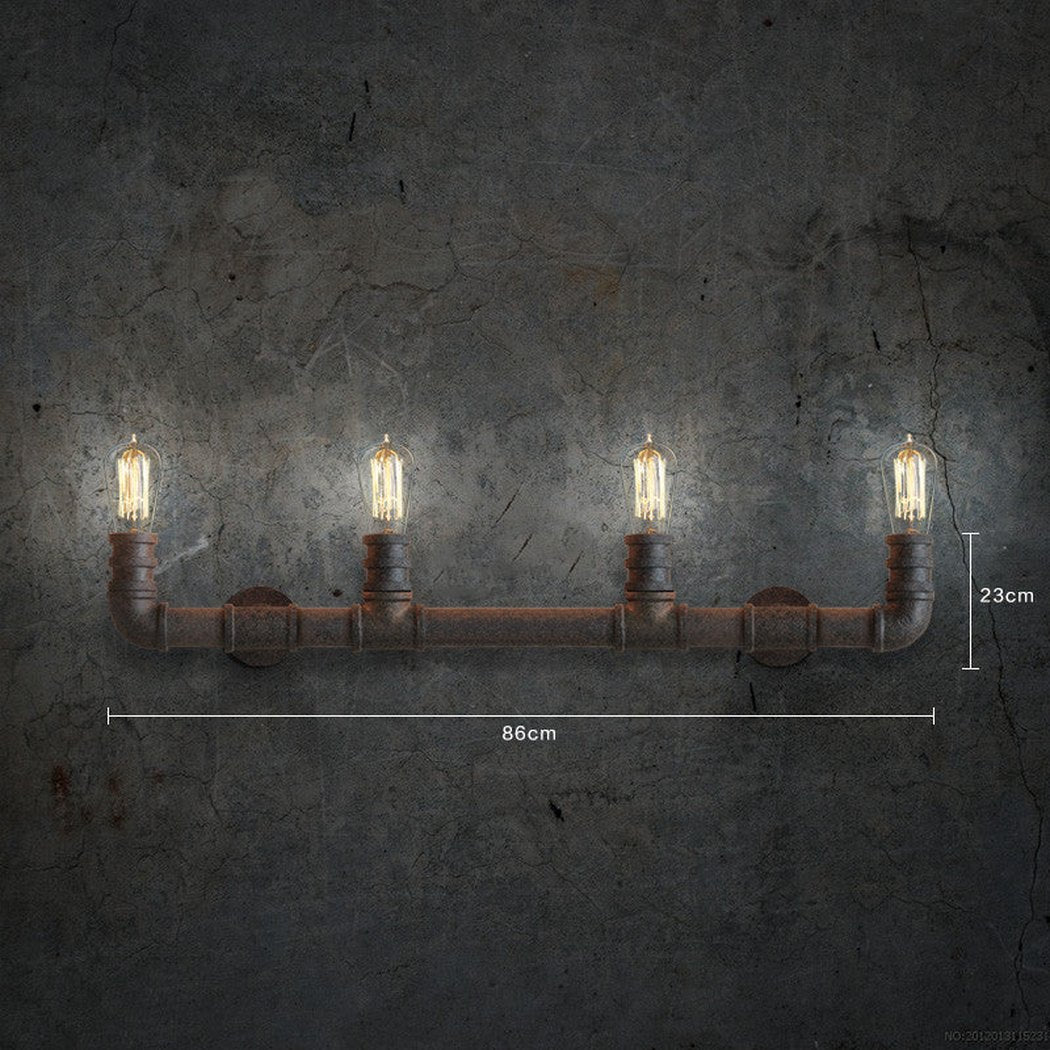 4 head water pipe wall measurements