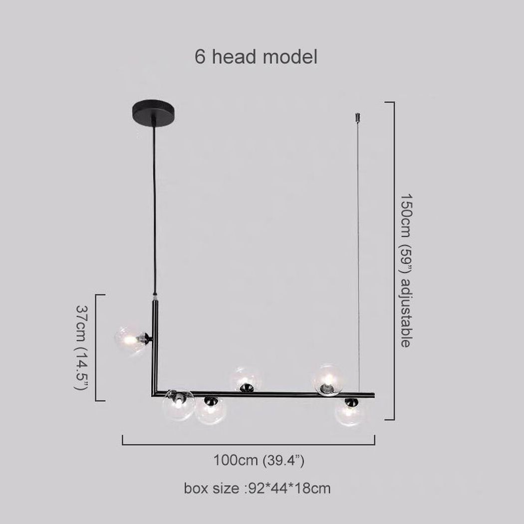 Luz Minimalist Line Kitchen Island Pendant Light
