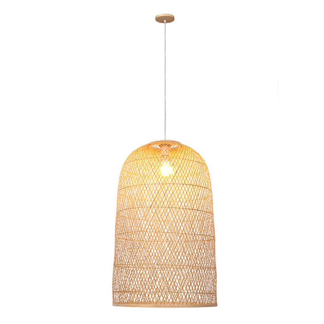 Kandang Rattan Wicker Bamboo Cage Pendant Light
