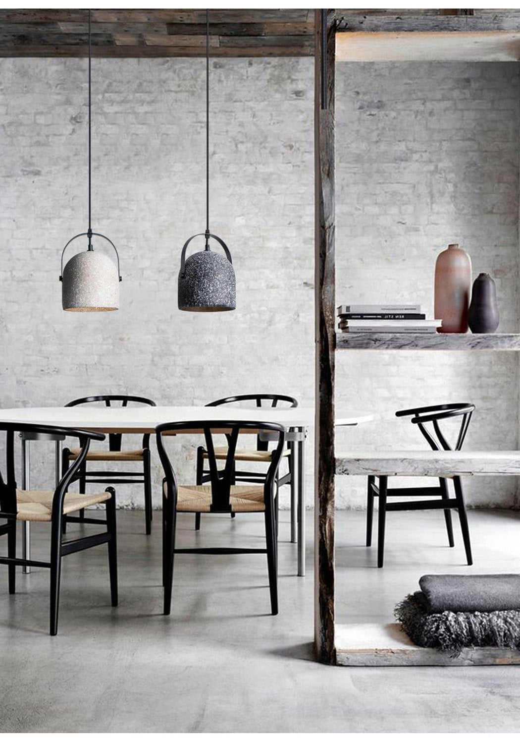 Visby Concrete Pendant Light