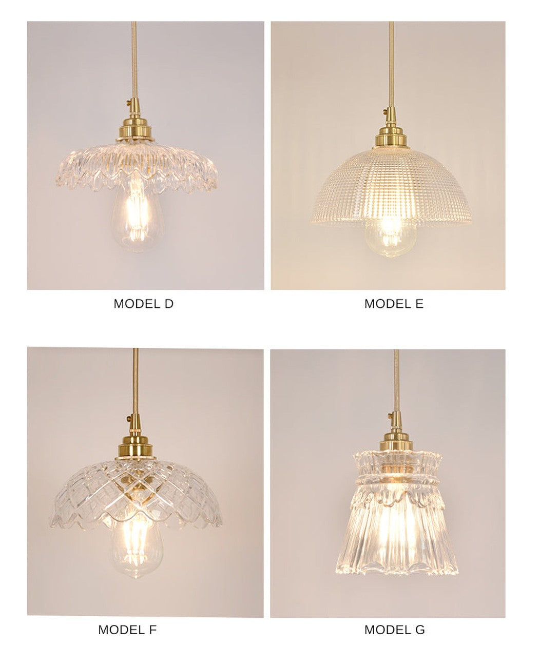 Betty Glass Shade Brass Fitting Art Deco Pendant Light