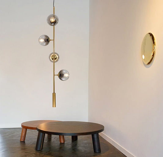 Olive Tree Branch Line Chandelier living room