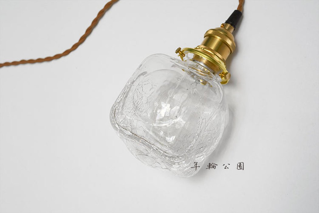 Alfred brass glass shade french country pendant light