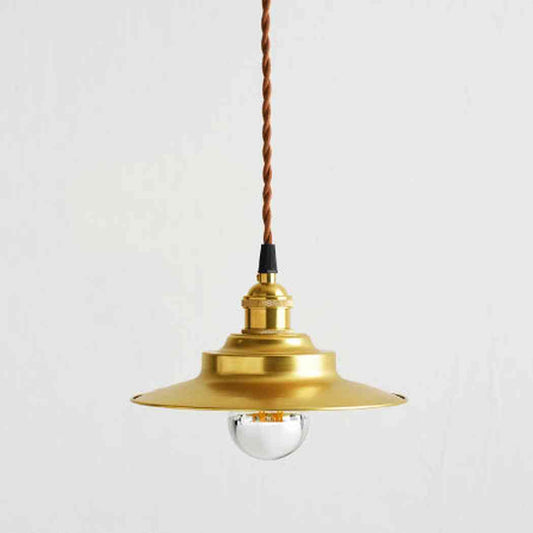 Cedric gold industrial pendant light