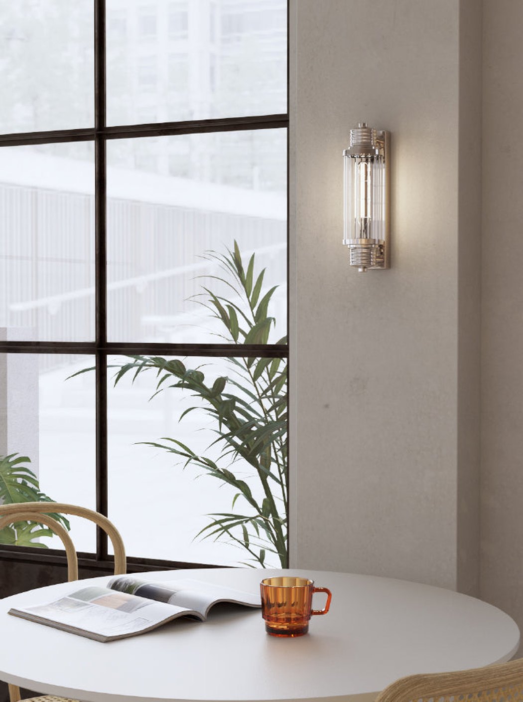 Haberfield Art Deco Wall Light - With Clear Glass