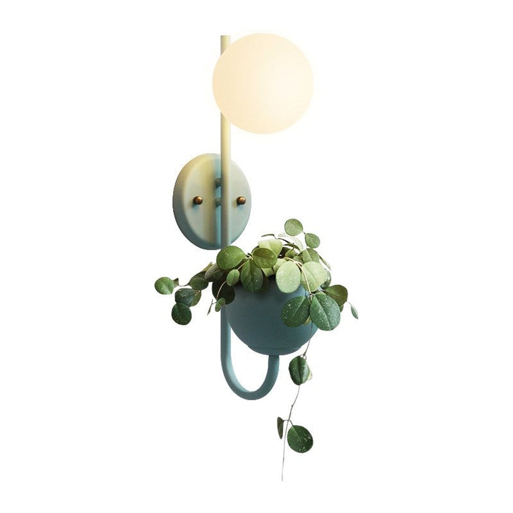 Ritz Single Head Pot Plant Wall Light