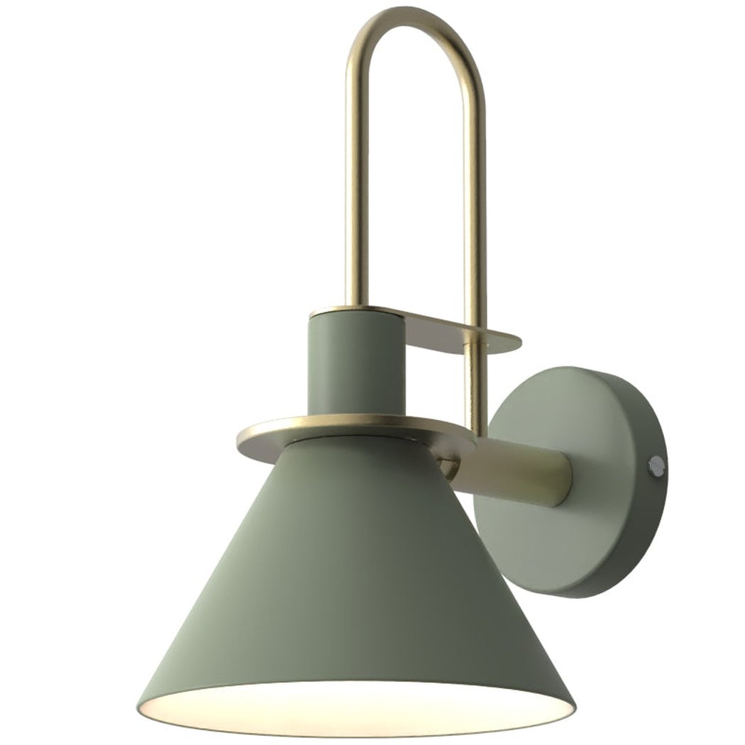 Brass Trumpet Modern Wall Light