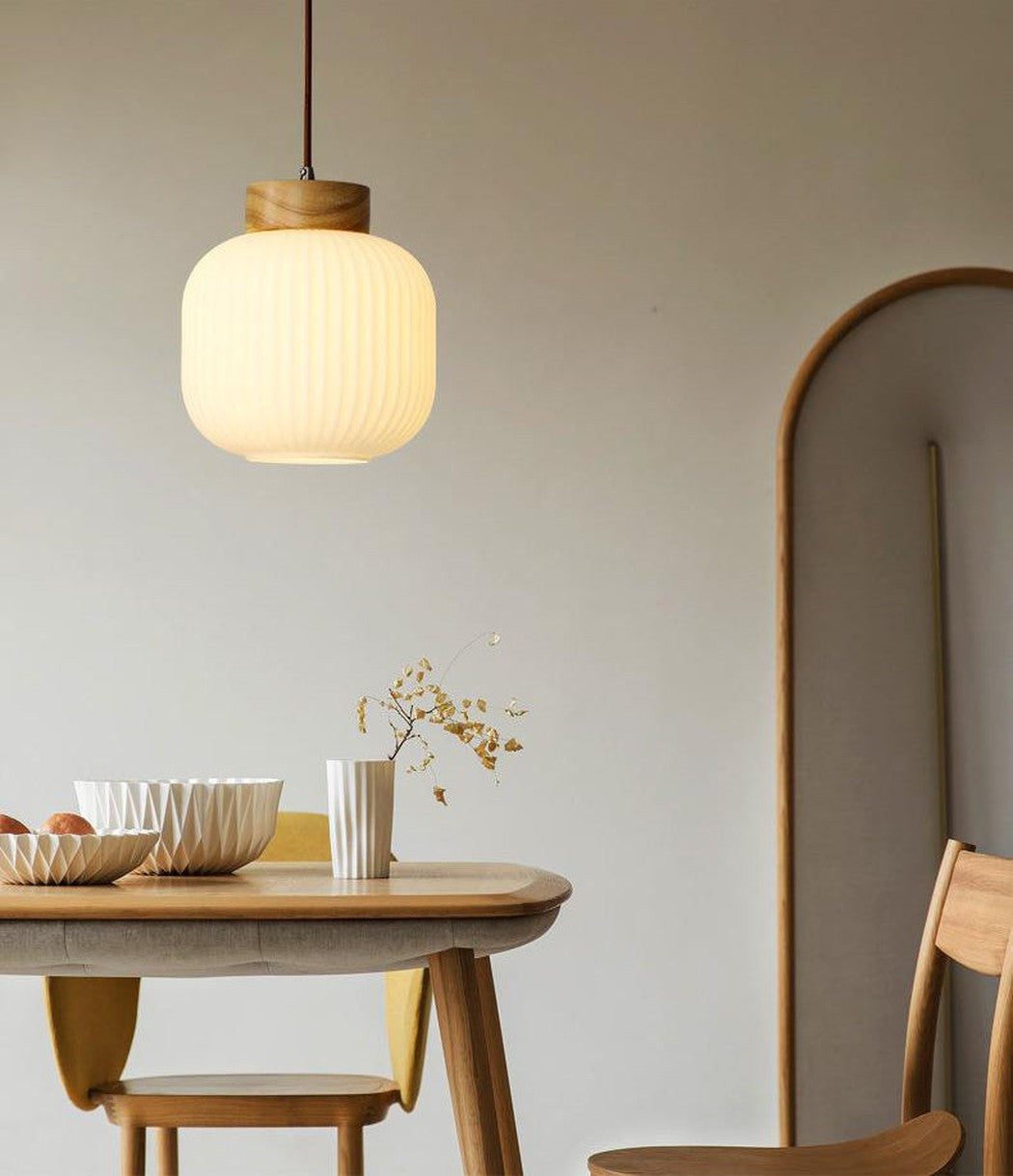 Lampions Wood Scandi Pendant Light