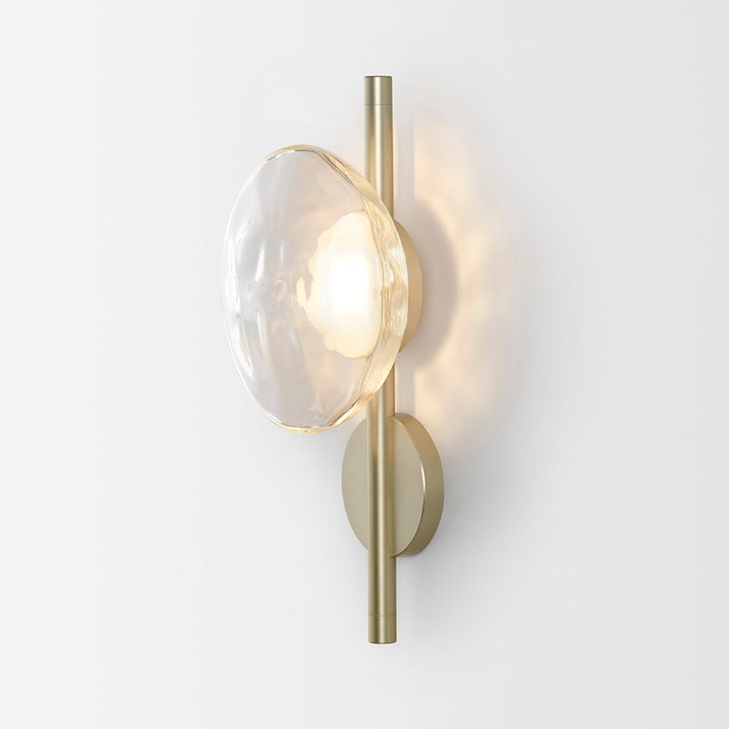 Stratus modern contemporary wall light - in black