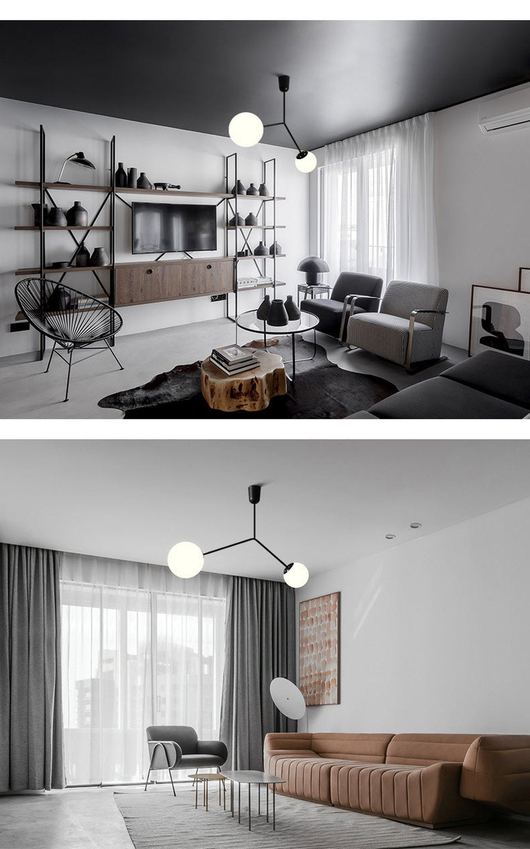 Yuli Minimalist Line Kitchen Island Pendant Light