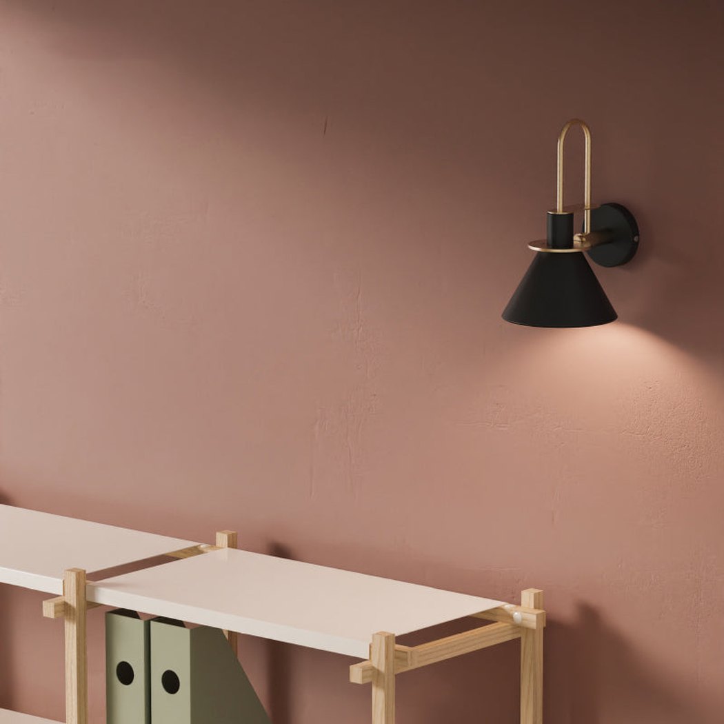 Brass Trumpet Modern Wall Light