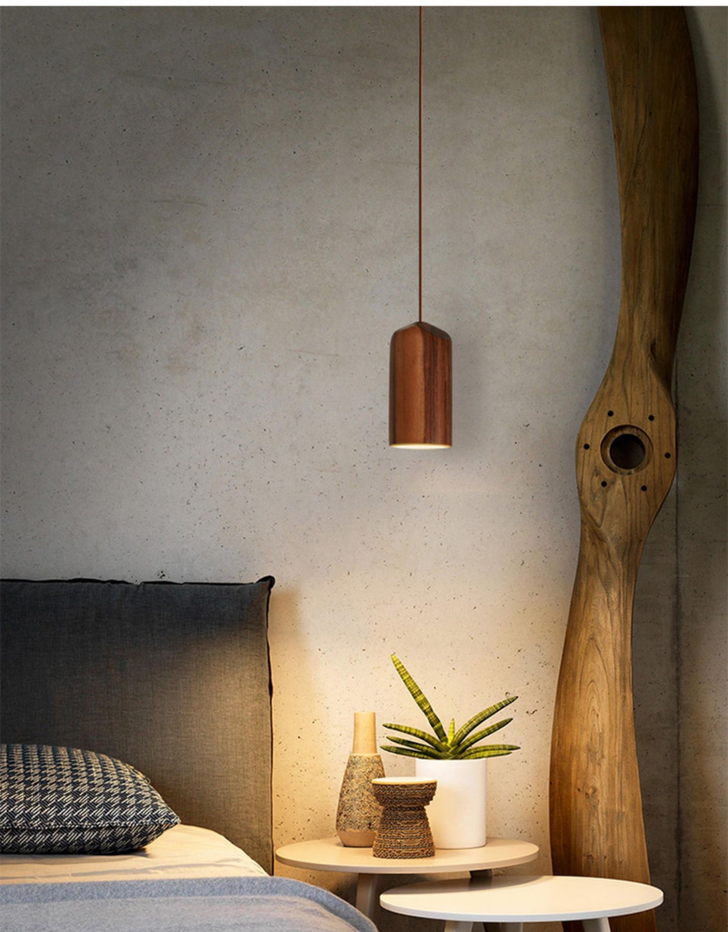 Pinocchio Wooden Pendant Light