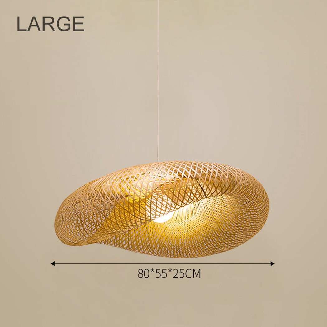 Birds Nest Rattan Bamboo Pendant Light