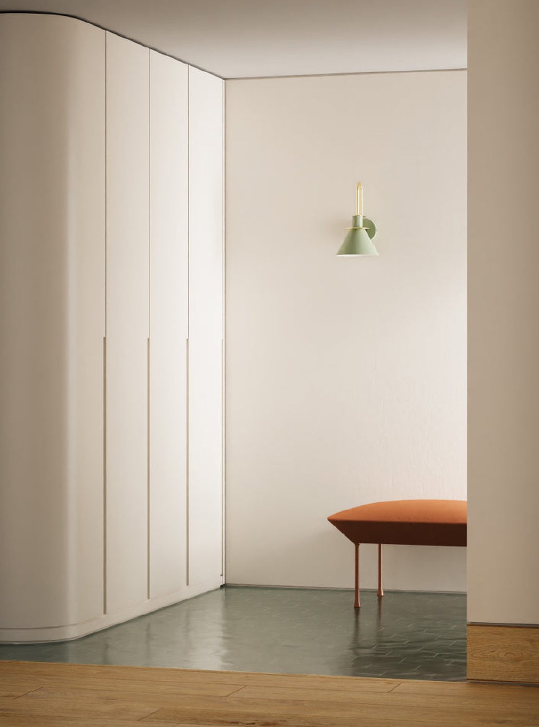 Brass Trumpet Modern Wall Light