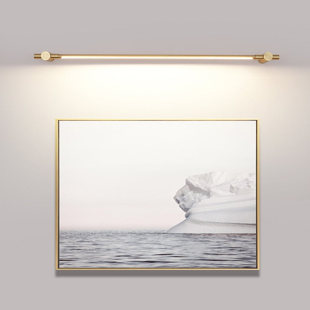 Chester Minimalist Line LED Brass Wall Light