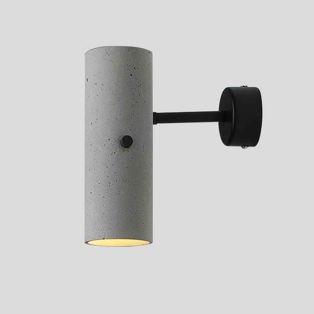 Concrete Pipe Minimalist Line Wall Light