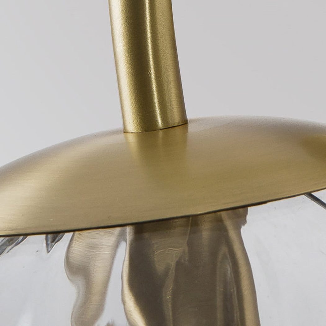 Pomelo Mid century modern Glass Ball Brass Wall Light
