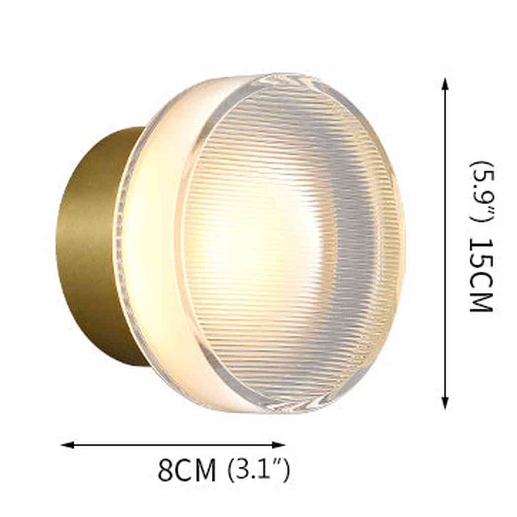 Henley Round Glass Wall Light