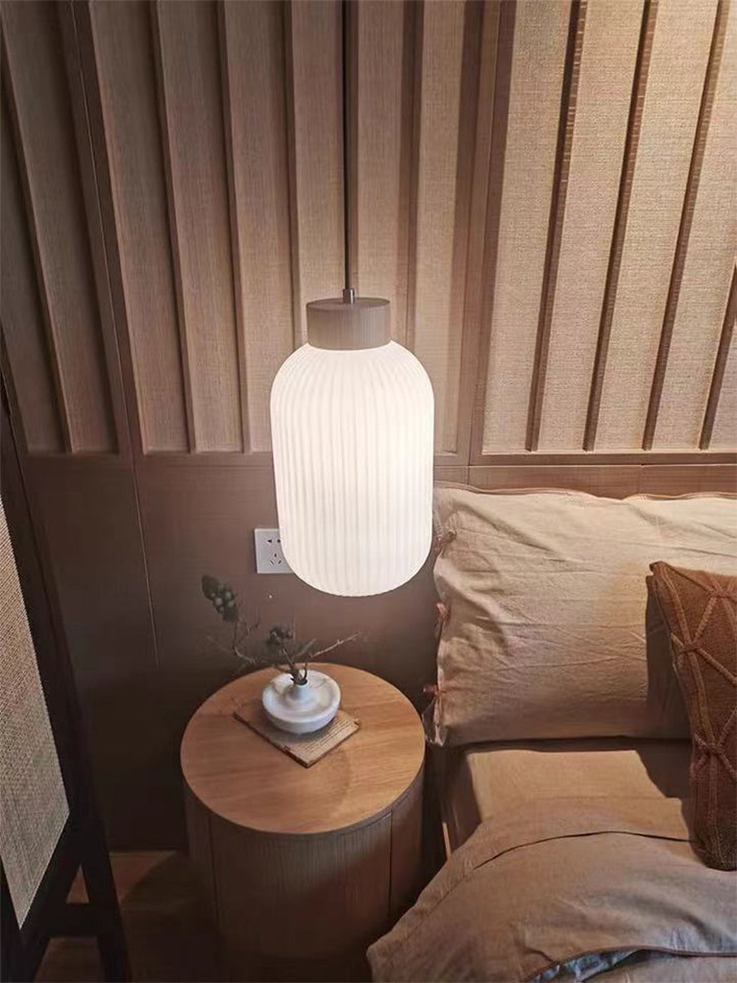 Lampions Wood Scandi Pendant Light