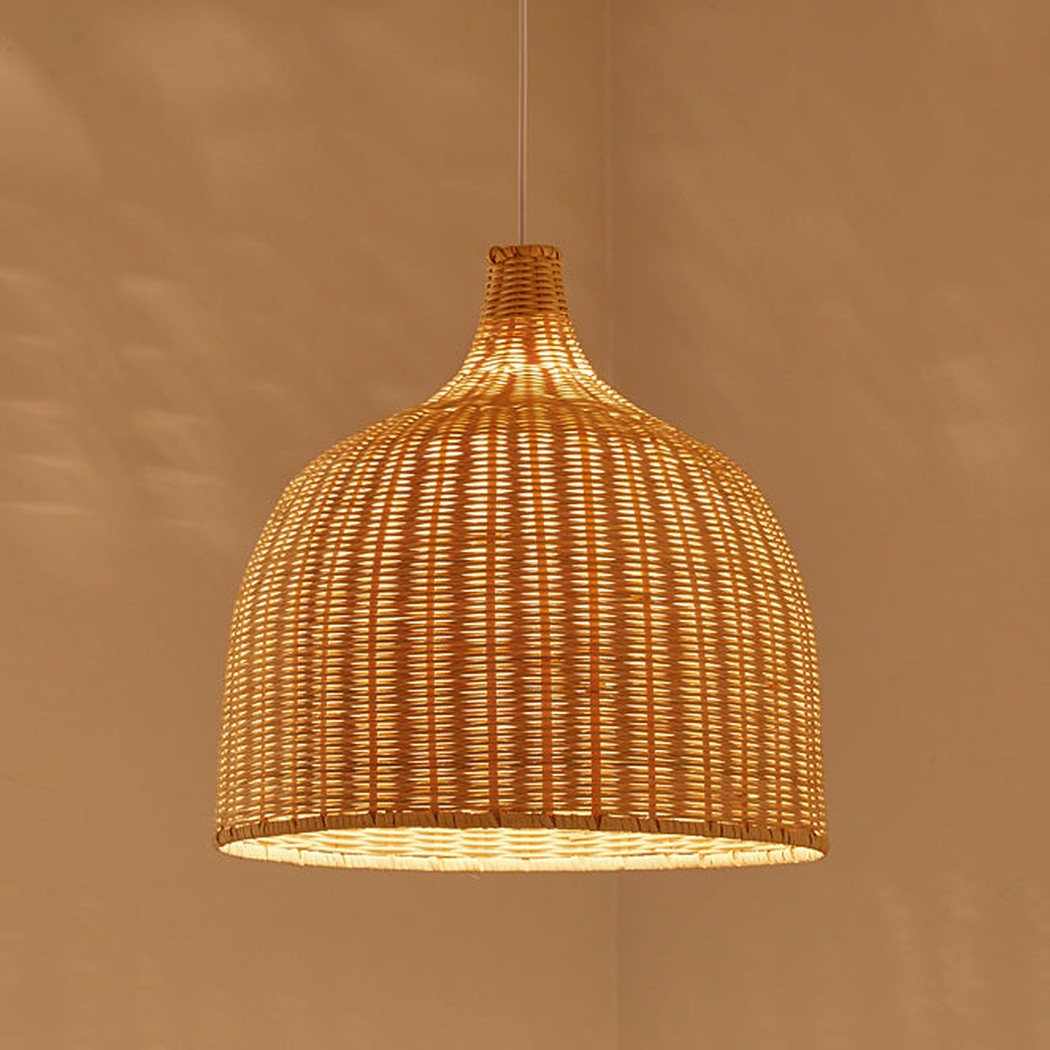 La playa rattan bamboo weave pendant light