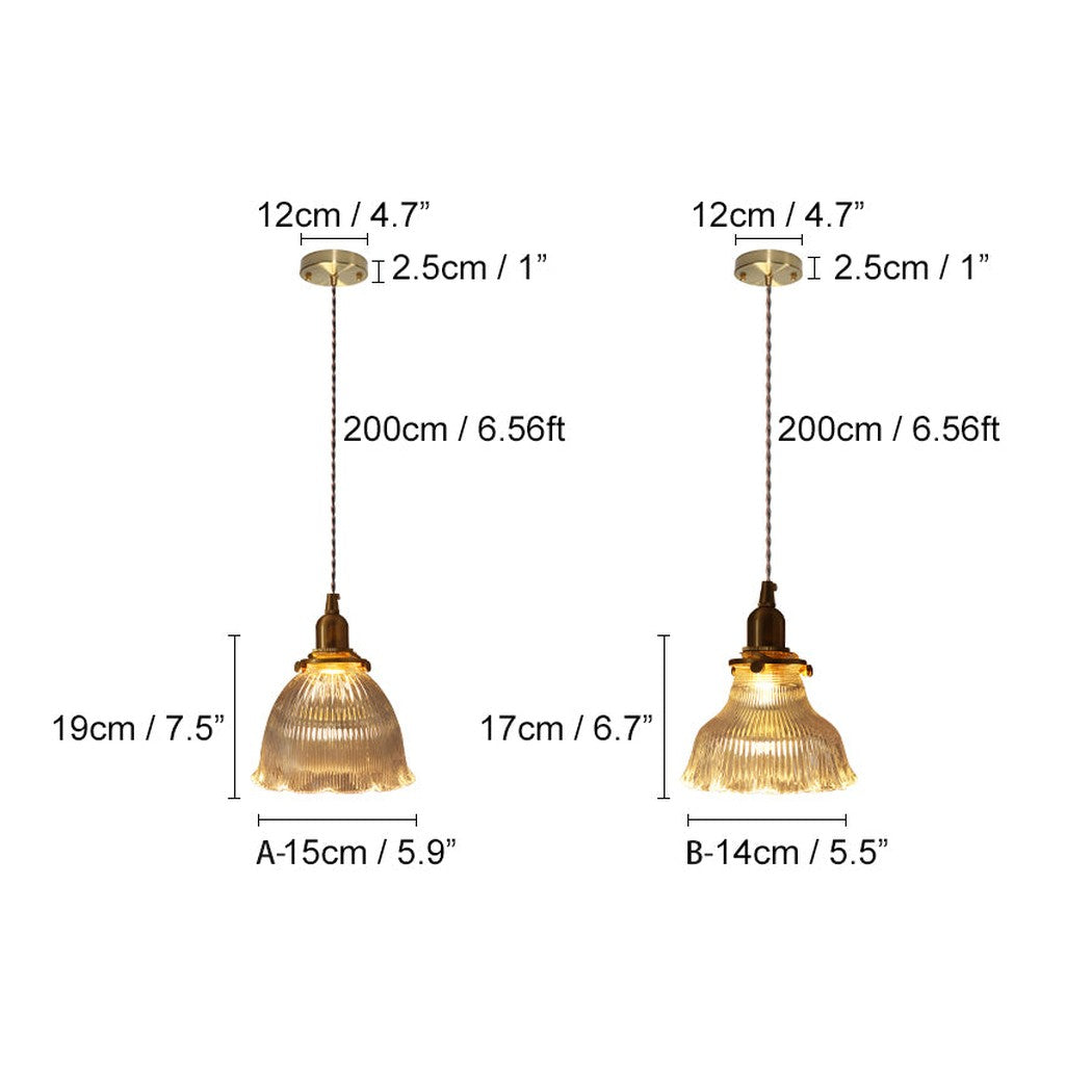 Fleur Provincial Mid century modern Pendant Light