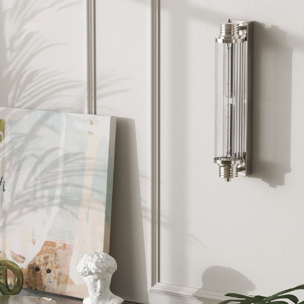Haberfield Art Deco Wall Light - With Clear Glass